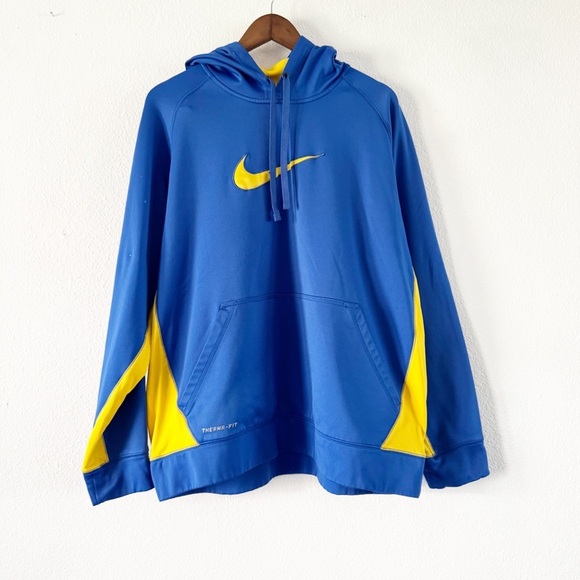 Nike Vintage ThermaFit Hoodie Y2K Streetwear XXL Athleisure - Picture 1 of 12